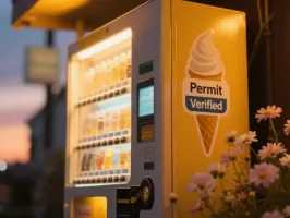 Ho bisogno di un permesso per un distributore di gelati in NJ?